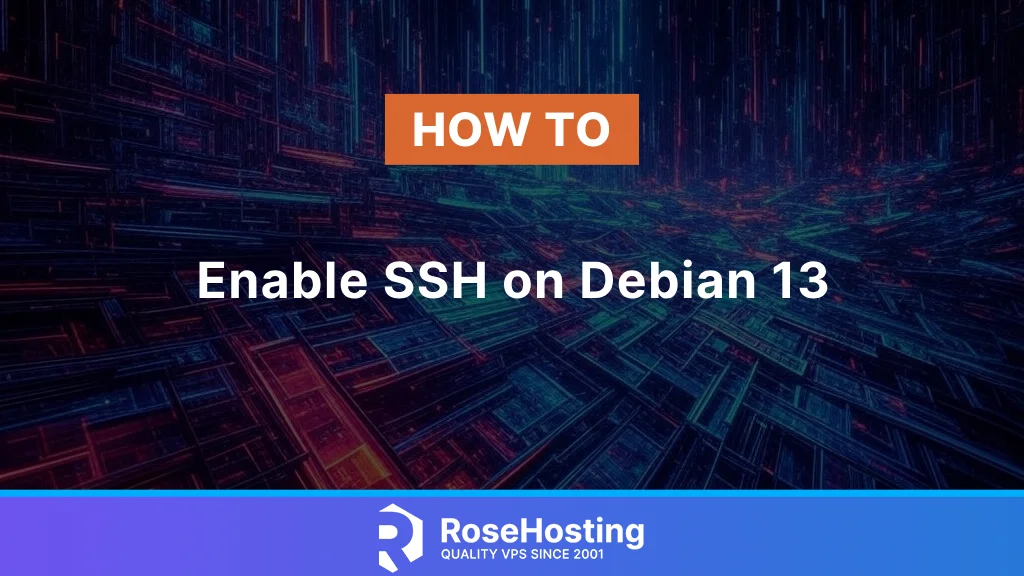 How to Enable SSH on Debian 13 Feature image