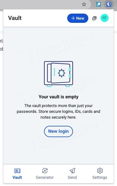 Password Manager vault on AlmaLinux 10