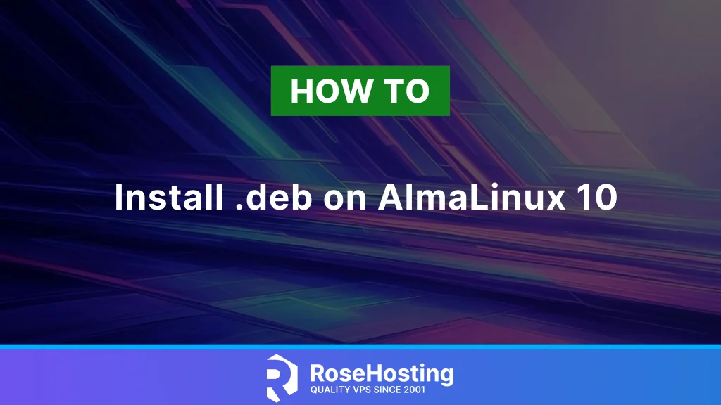 How to Install deb on AlmaLinux 10