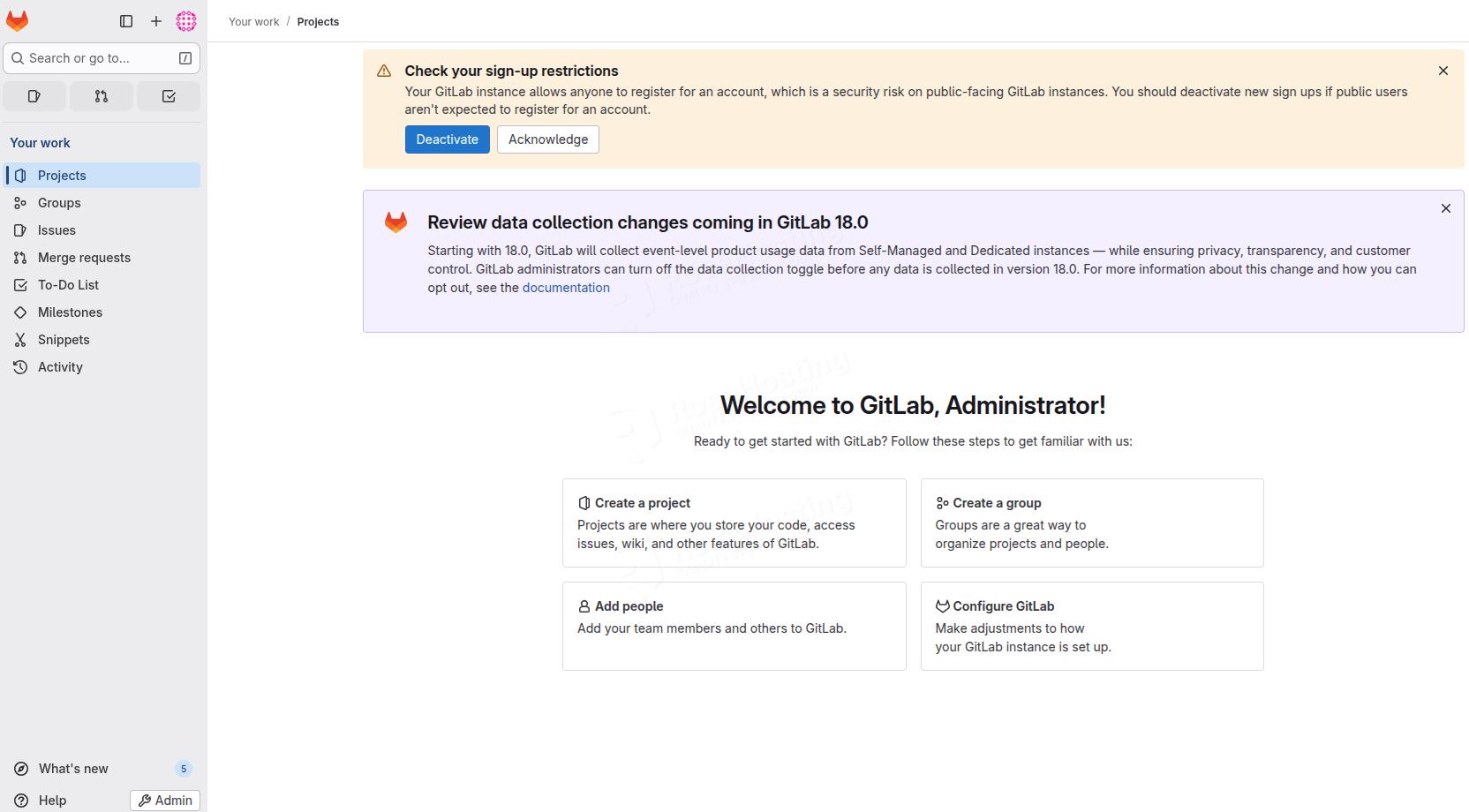 How to install GitLab on Debian 13 | RoseHosting