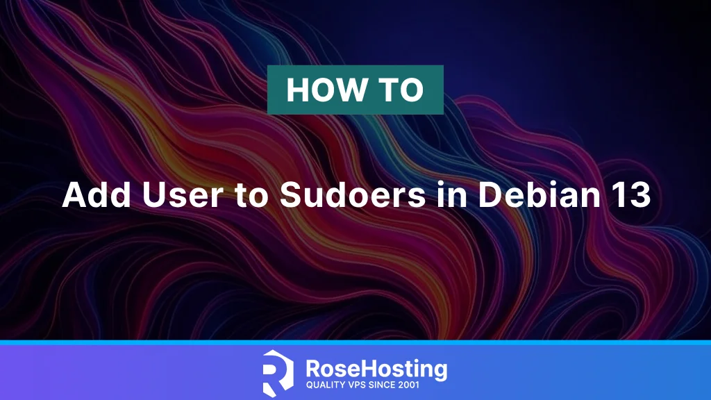 How to add user to sudoers in Debian 13