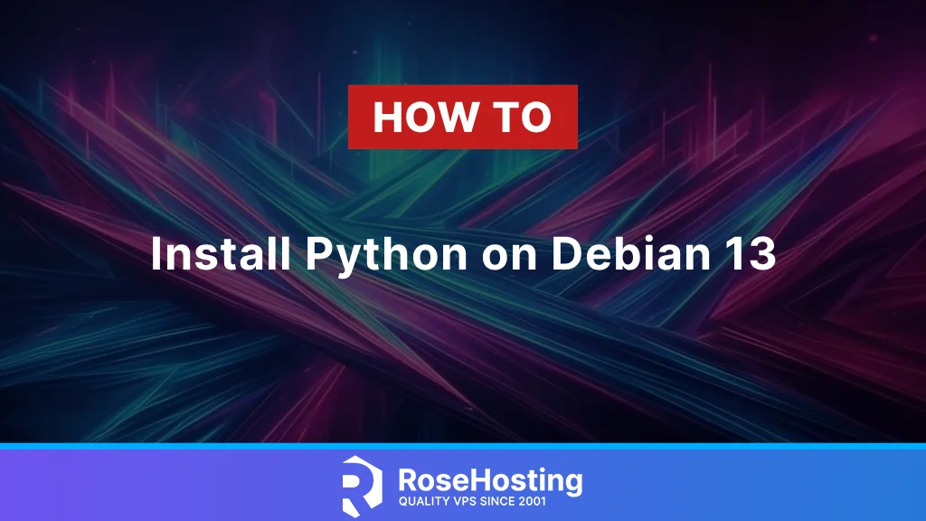 How to Install Python on Debian 13