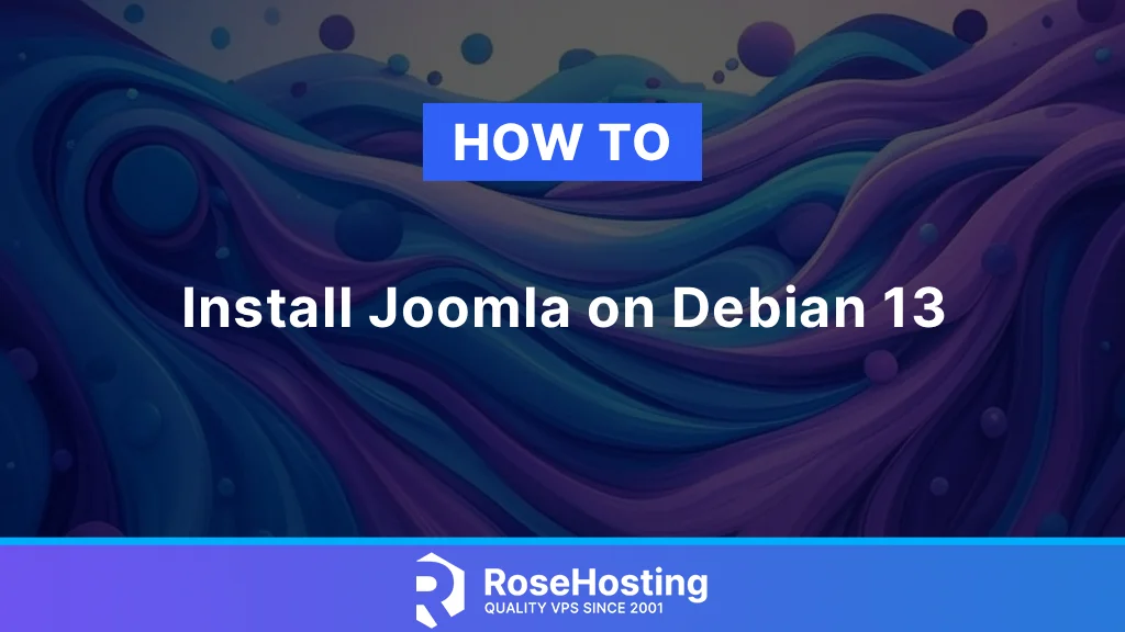 How to install Joomla on Debian 13