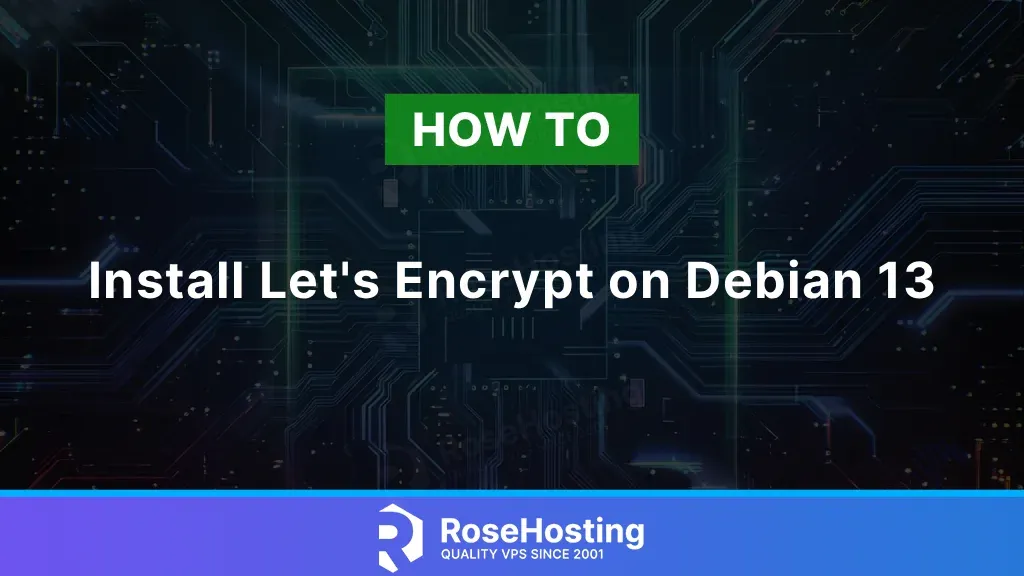 How to install Let's Encrypt on Debian 13
