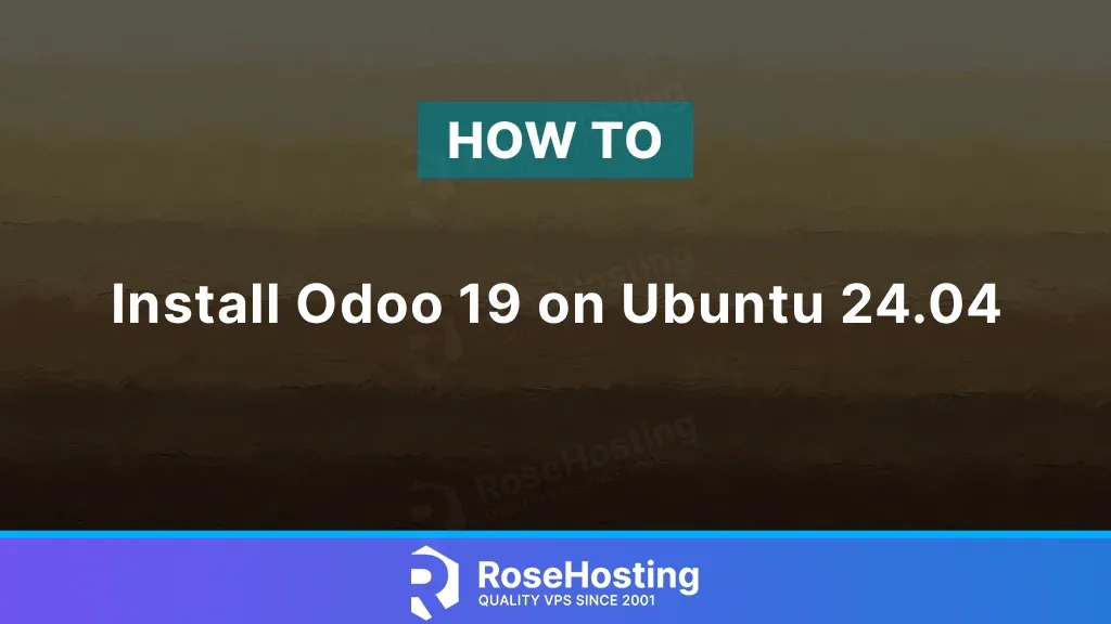 How to Install Odoo 19 on Ubuntu 24.04