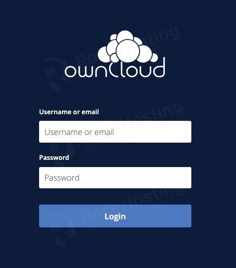 ownCloud login