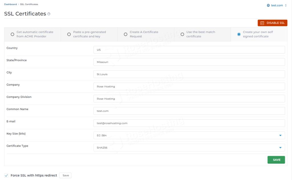 install an SSL certificate on a Linux VPS for your website