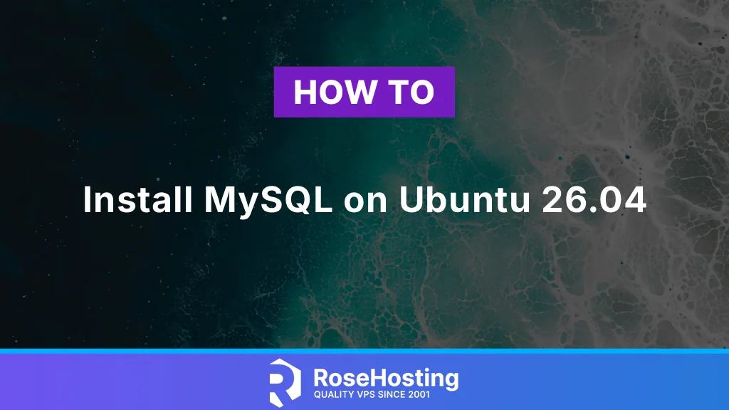 How to install MySQL on Ubuntu 26.04