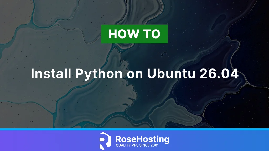 How to install Python on Ubuntu 26.04