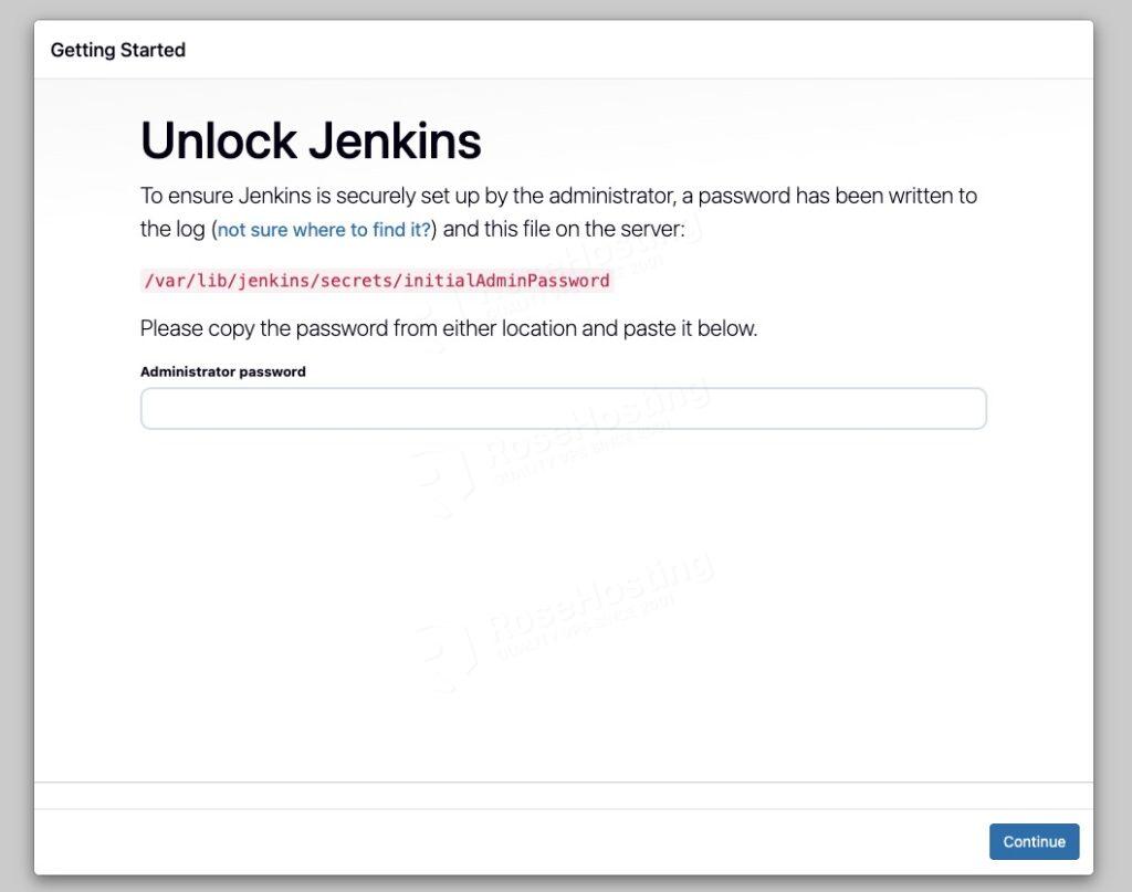 Unlock Jenkins
