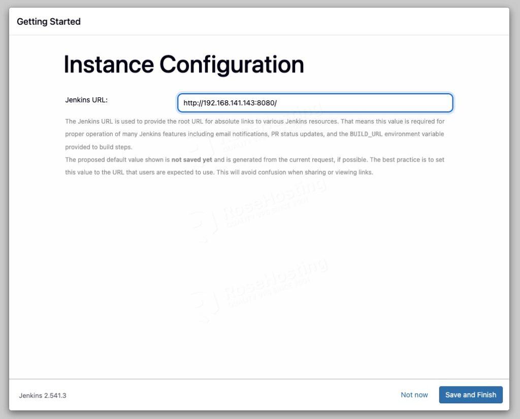 Jenkins Instance Configuration