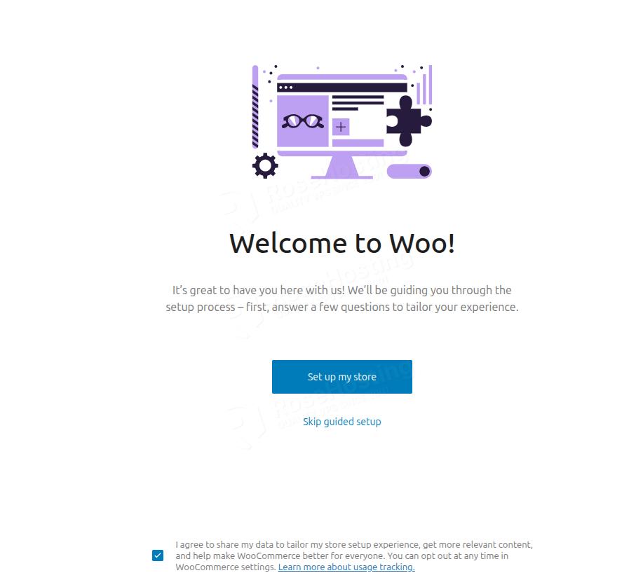 Install WooCommerce on Debian 13 via wordpress