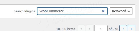 search for woocommerce plugin