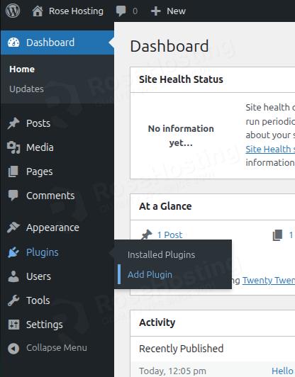 WordPress Dashboard