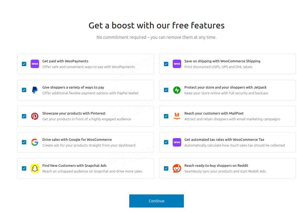 Add WooCommerce plugin features