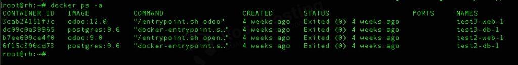 Docker commands