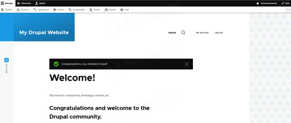 My Drupal Website CMS
