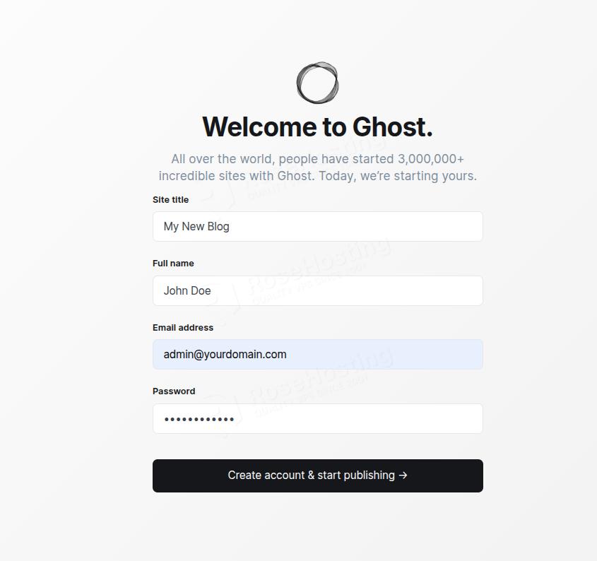 install Ghost 5 CMS on Ubuntu