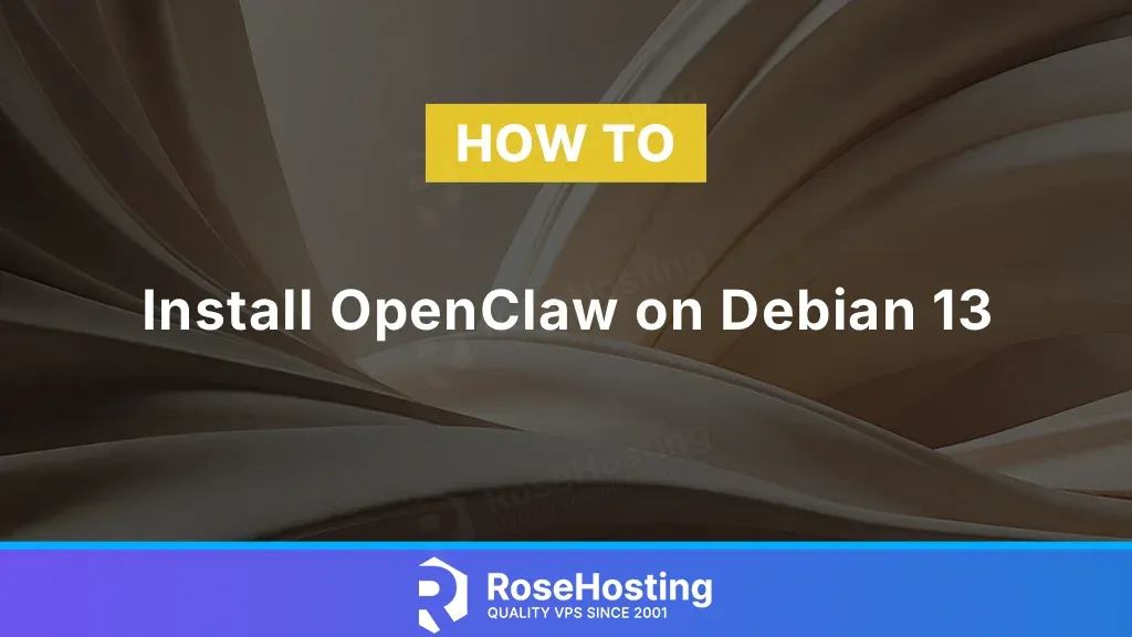 How to install OpenClaw on Debian 13