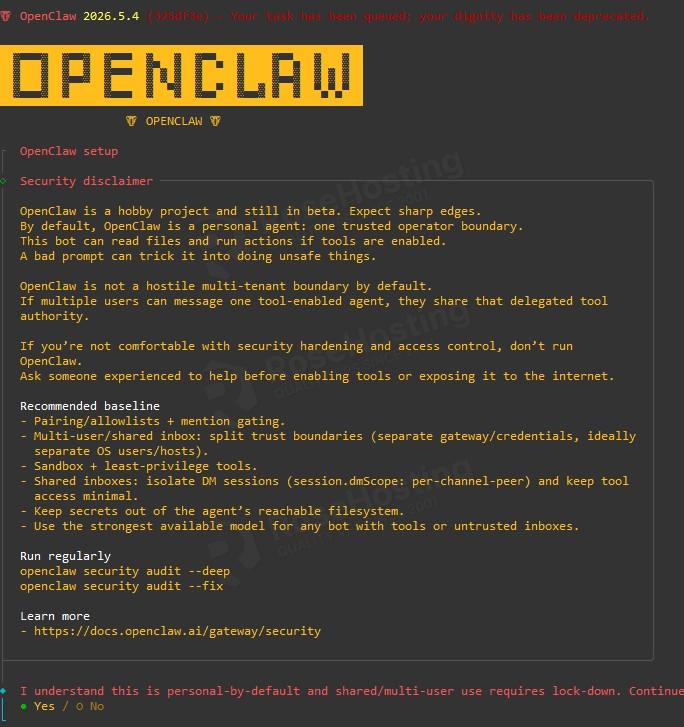 Install OpenClaw on AlmaLinux 10