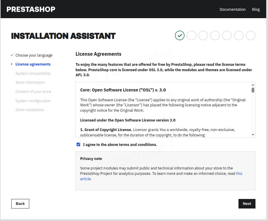 PrestaShop Installation Assistant