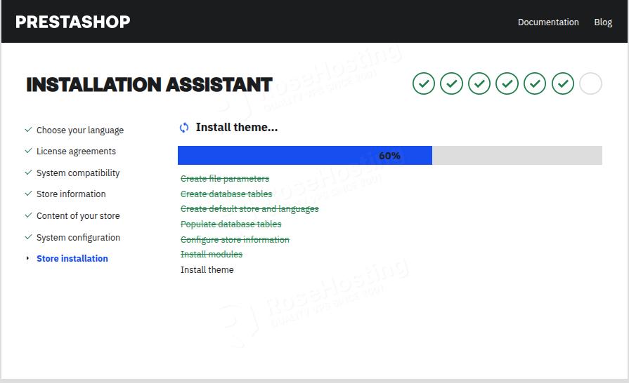 Install PrestaShop