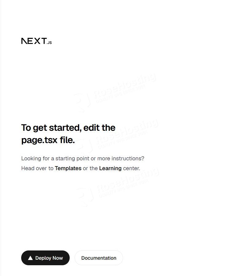 Install a Next.js App on AlmaLinux 10