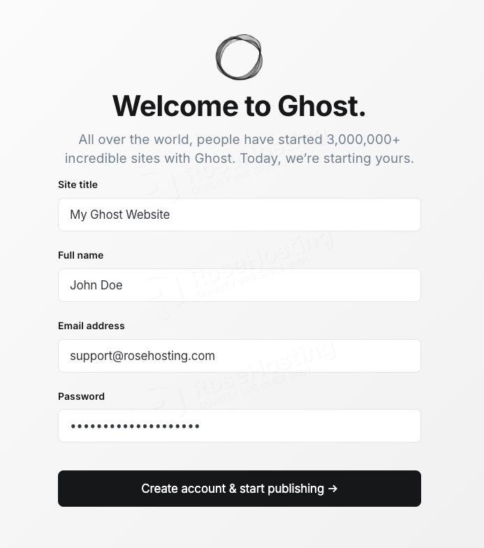 Install Ghost on AlmaLinux 10