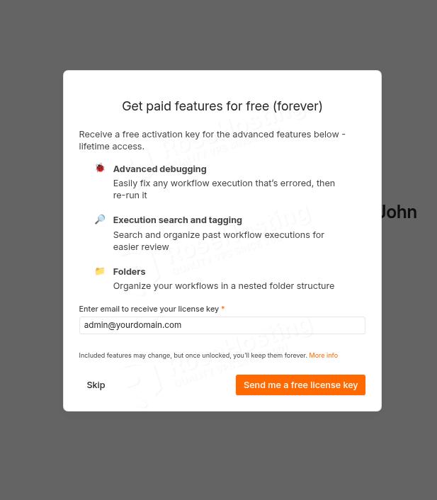 get paid features on your n8n Workflow Automation with Docker