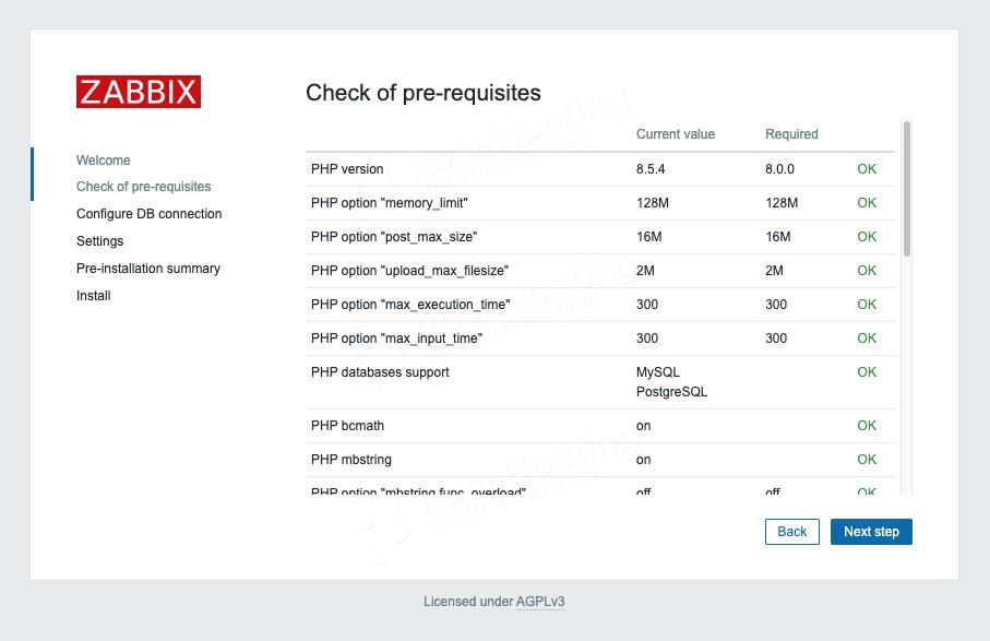 Installing Zabbix