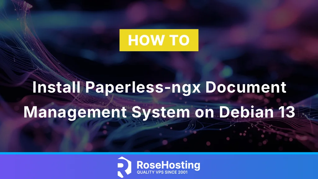 How to Install Paperless-ngx Document Management System on Debian 13