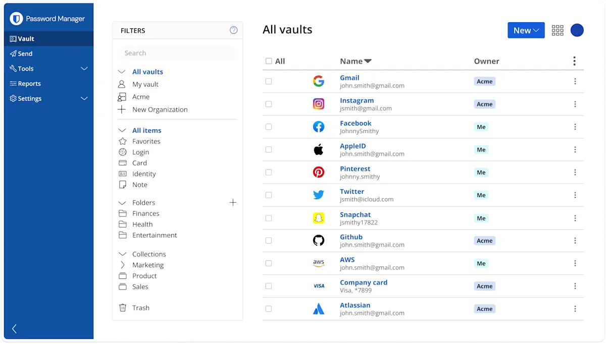 Bitwarden hosting hero